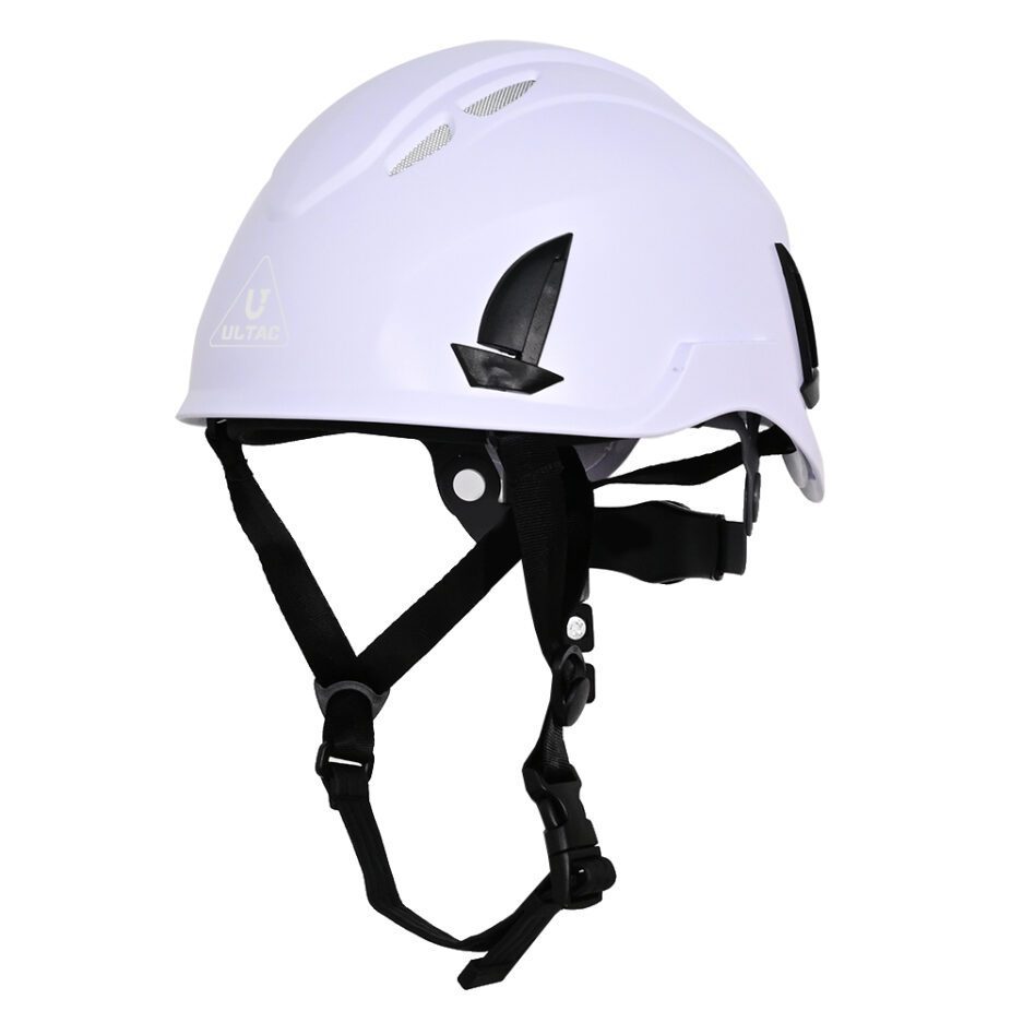 ULTAC FT102 Construction Safety Helmet ABS PC Alloy Slotted White