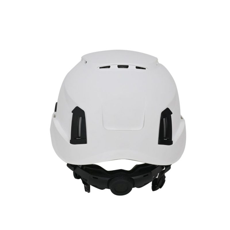 Vented Safety Helmet with 4-Point Chin Strap