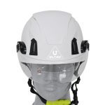 ULTAC FT105C Industrial Safety Helmet Vented 4-Point Chin Strap