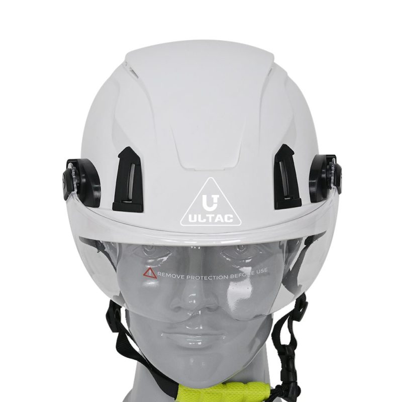 ULTAC FT105C Industrial Safety Helmet Vented 4-Point Chin Strap
