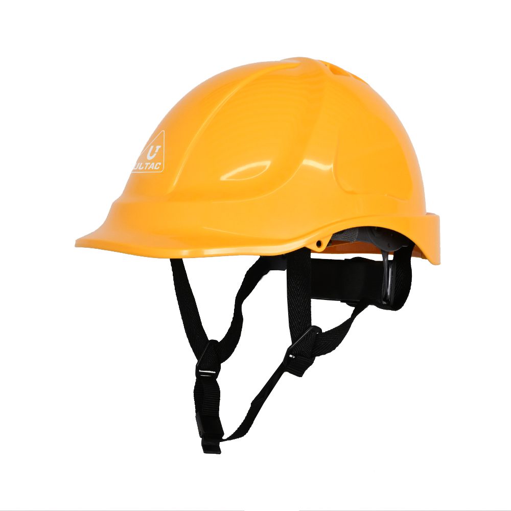 ULTAC FT112 Safety Helmet Orange Longbrim