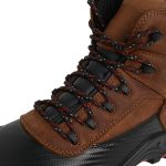 Nubuck Leather Safety Boots black steel toe waterproof boots