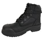 Protective Work Boots high cut leather waterproof anti-slip