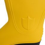 PVC Safety Shoes yellow men’s work boots steel toe