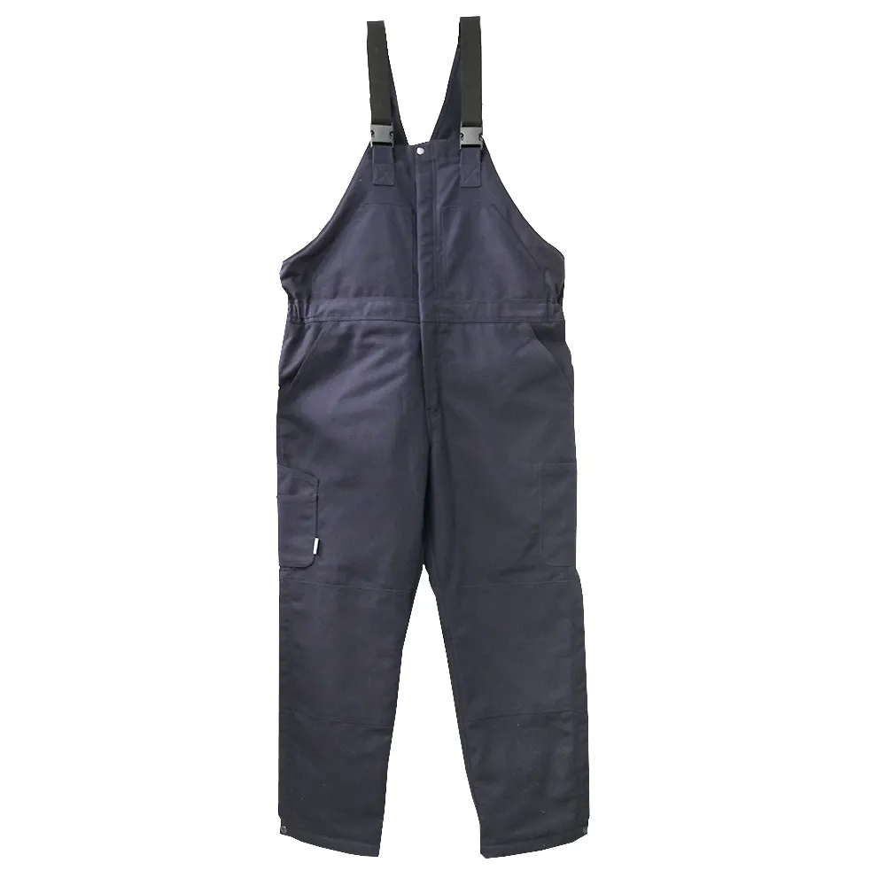 Men’s Work Bib Overalls Navy Poly-Cotton XN1011