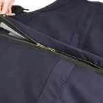 Men’s Work Bib Overalls Navy Poly-Cotton XN1011