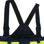 Hi-Vis Bib Work Trousers with suspenders and reflective bands