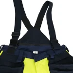 Hi-Vis Bib Work Trousers with suspenders and reflective bands