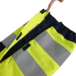 Safety Bib Pants with suspenders and 360 reflective design