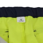 Hi-Vis Cargo Work Pants fluoro yellow navy reflective