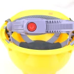 Protective Headgear yellow PE hard hat industrial use