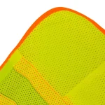 Hi-Vis Safety Vest fluorescent yellow reflective x-back