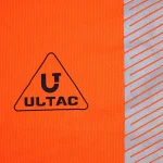 Reflective Work Shirt high visibility orange black polo