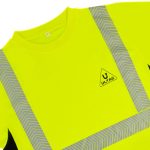 Reflective Work Shirt high visibility fluorescent T-shirt
