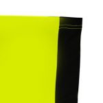 Hi-Vis Safety T-Shirt fluorescent yellow black panels reflective