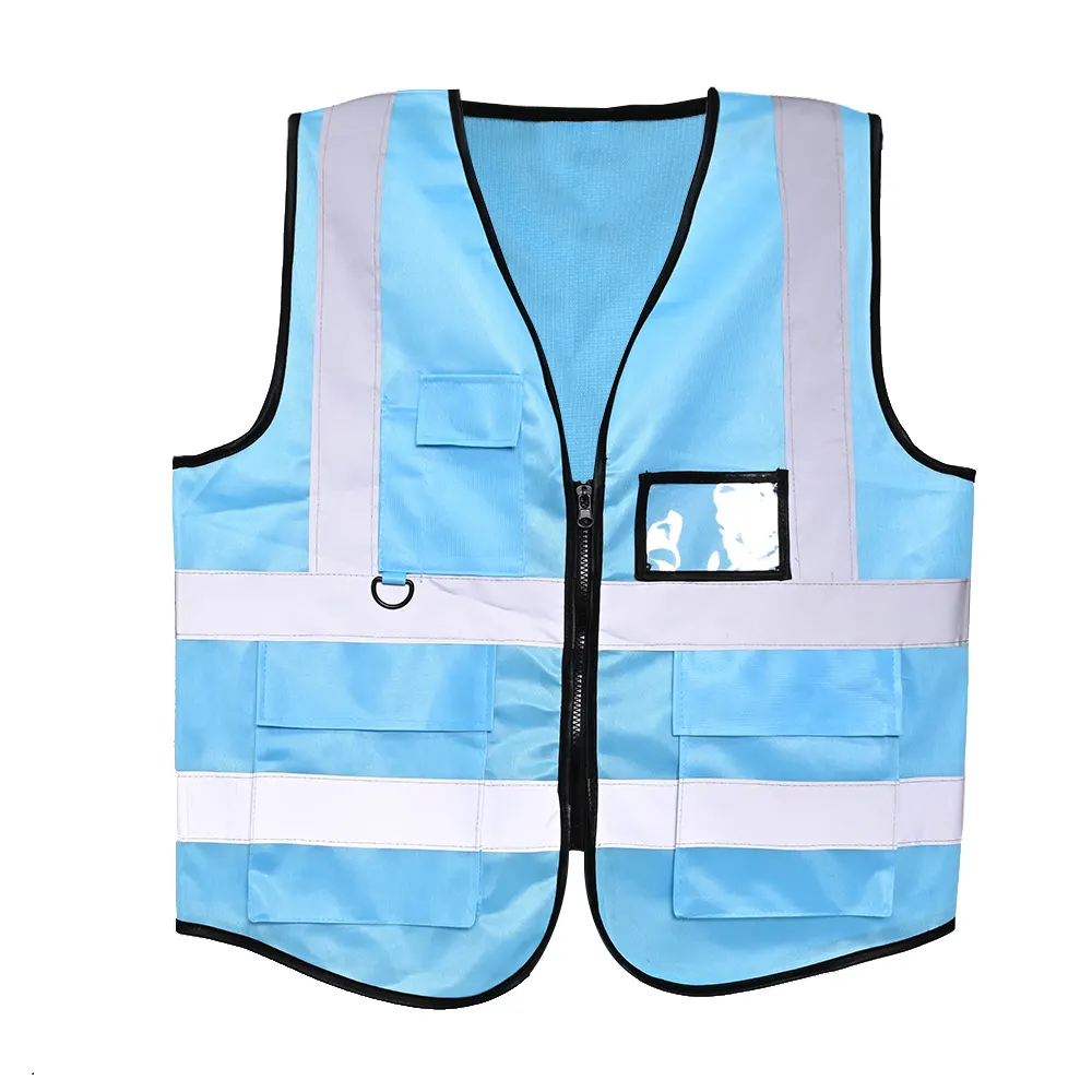Hi-Vis Safety Vest blue fluorescent