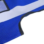 High-Visibility Vest blue mesh reflective vest for workers