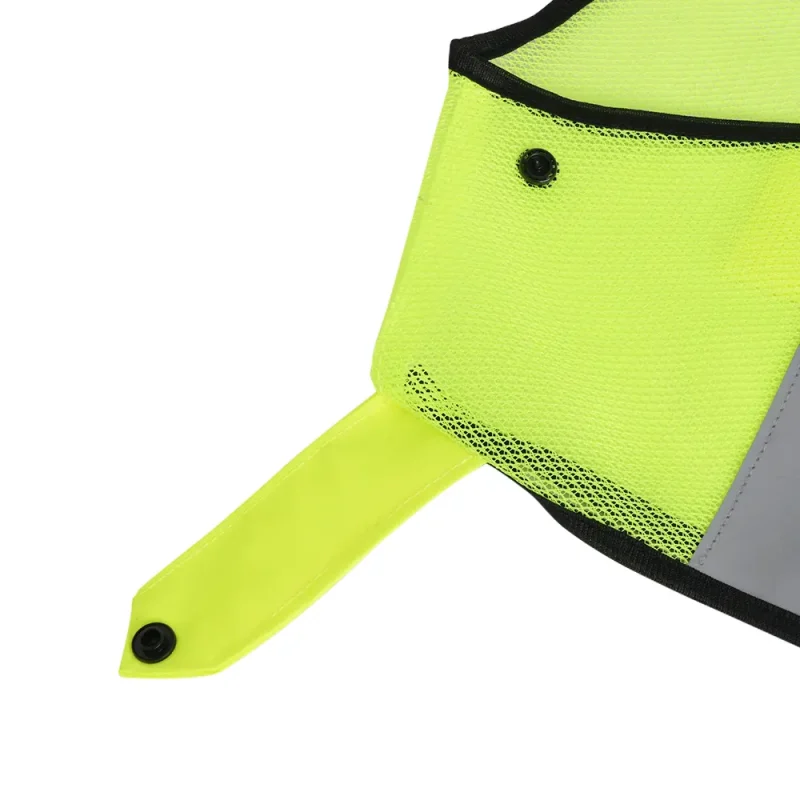 Mesh Safety Vest fluorescent lime workwear
