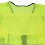 Hi-Vis Security Safety Vest fluorescent lime reflective